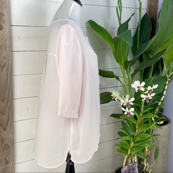 Liz Claiborne Pre Loved Shear Pink  Tunic XL - Picture 7 of 7